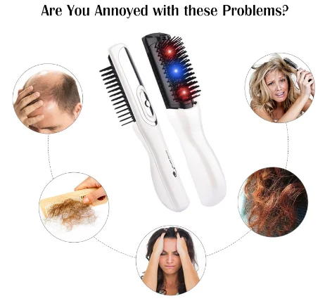 Инфракрасная Массажная Расческа Щетка для волос оборудование роста уход за