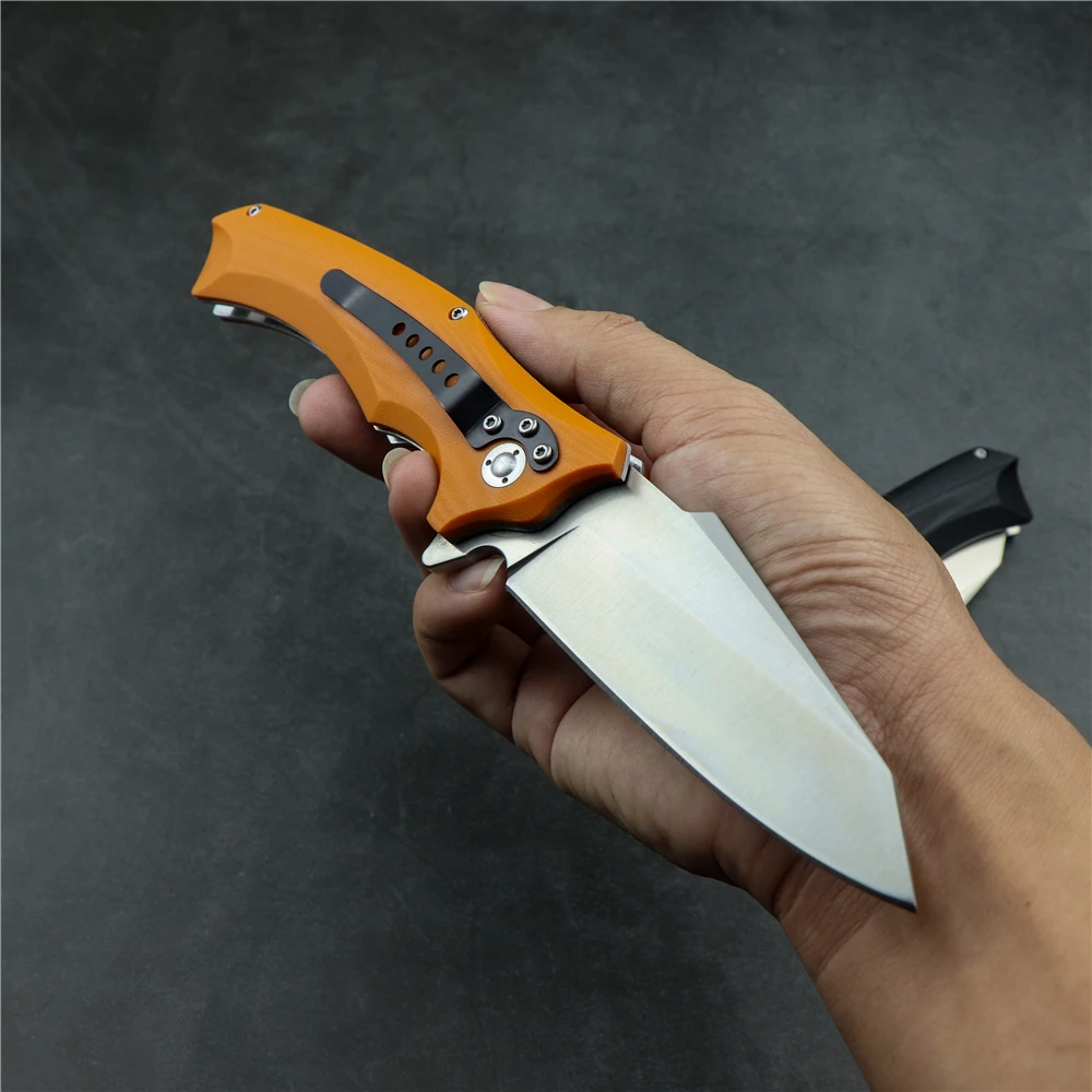Складной нож для кемпинга выживания 440с лезвие G10 | Инструменты
