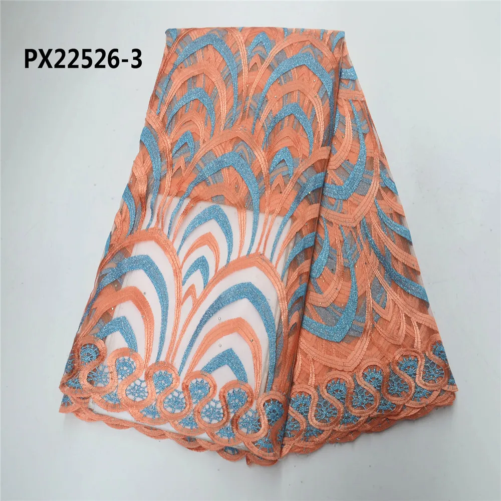 Королевский синий африканские платья камни Сетка кружево женские волнистые