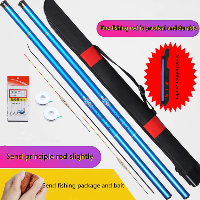 

The Glass Fiber Fishing Rod Super Hard High Quality 200CM-700CM Bear Weight 4KG Send Bait
