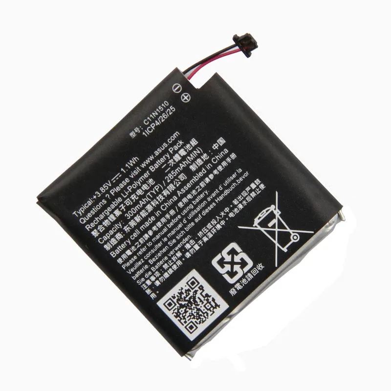 

100% Original 300mAh C11N1510 For Asus ZenWatch Watch In stock New High quality battery+Tracking Number