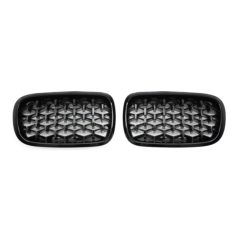 

Car Grill Good quality gloss black ABS Diamond grille for BMW X5 F15 X6 F16 Car Bumper Grille 2015 2016