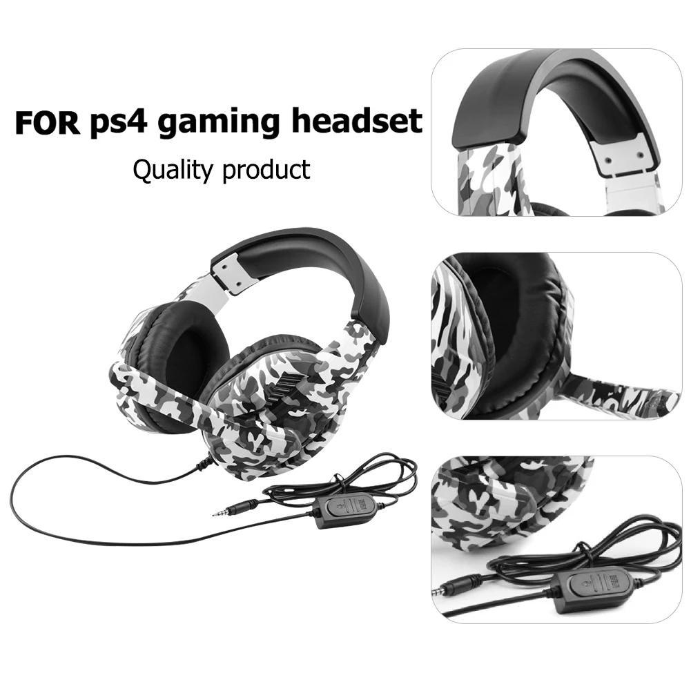 Камуфляжные проводные наушники ALLOYSEED для компьютера планшета смартфона с