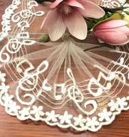 9cm 5yards embroidery lace ribbon diy sewing accessories lace trim for craft