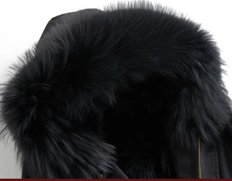 Натуральное меховое пальто Мужская парка енотовидная собака меховая подкладка