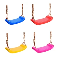 outdoor sport equipment adjustable swing set with safety rope thickened swing seat interactive home garden toy for kids