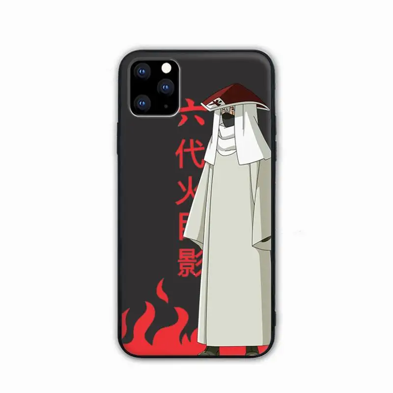 

Hot Selling The Hot Amine Naruto Telephone Black Soft For Iphone 11 12 Pro Max 5 6 7 8 Plus X Xs Xs Max XR SE 2020 Cvoer