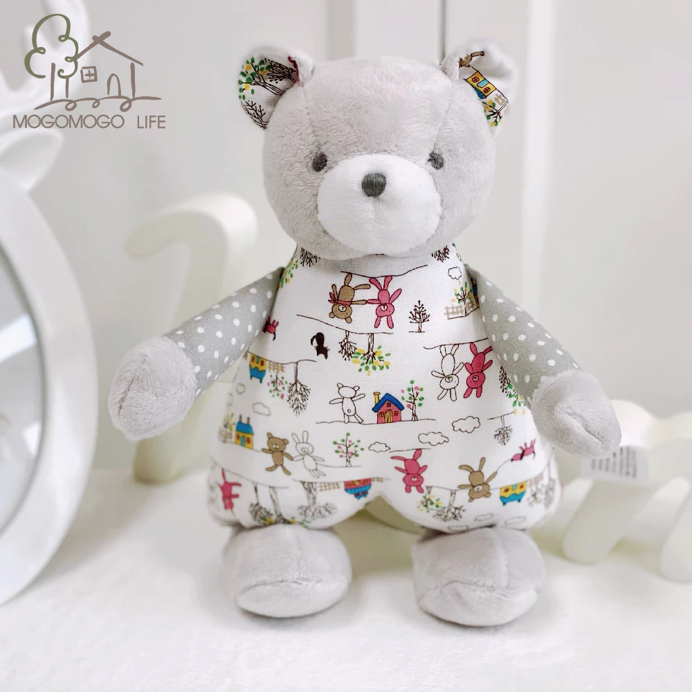 

Luxury Bear Plush Stuffed Infant Toy Lovely Todder Sleeping Cuddle Doll Baby Teddy Cloth Soft Doll