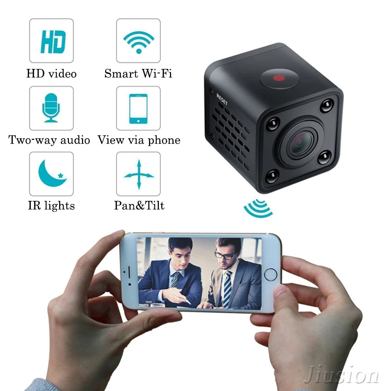Мини-камера видеонаблюдения MD90 Wi-Fi HD 1080P ночное видение датчик движения |