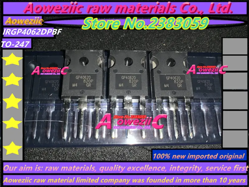 Aoweziic 2018 + 100 новый импортный оригинальный IRGP4062DPBF IRGP4062D GP4062D фототранзистор IGBT 600 в 48