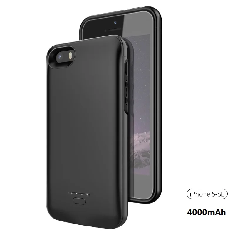Внешний резервный аккумулятор 4000 мАч для iPhone 5/5s/SE чехол с внешним аккумулятором