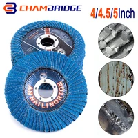 100115125mm flap discs abrasive sanding grinding wheels 60 grit ceramic oxide sanding discs for angle grinder polishing