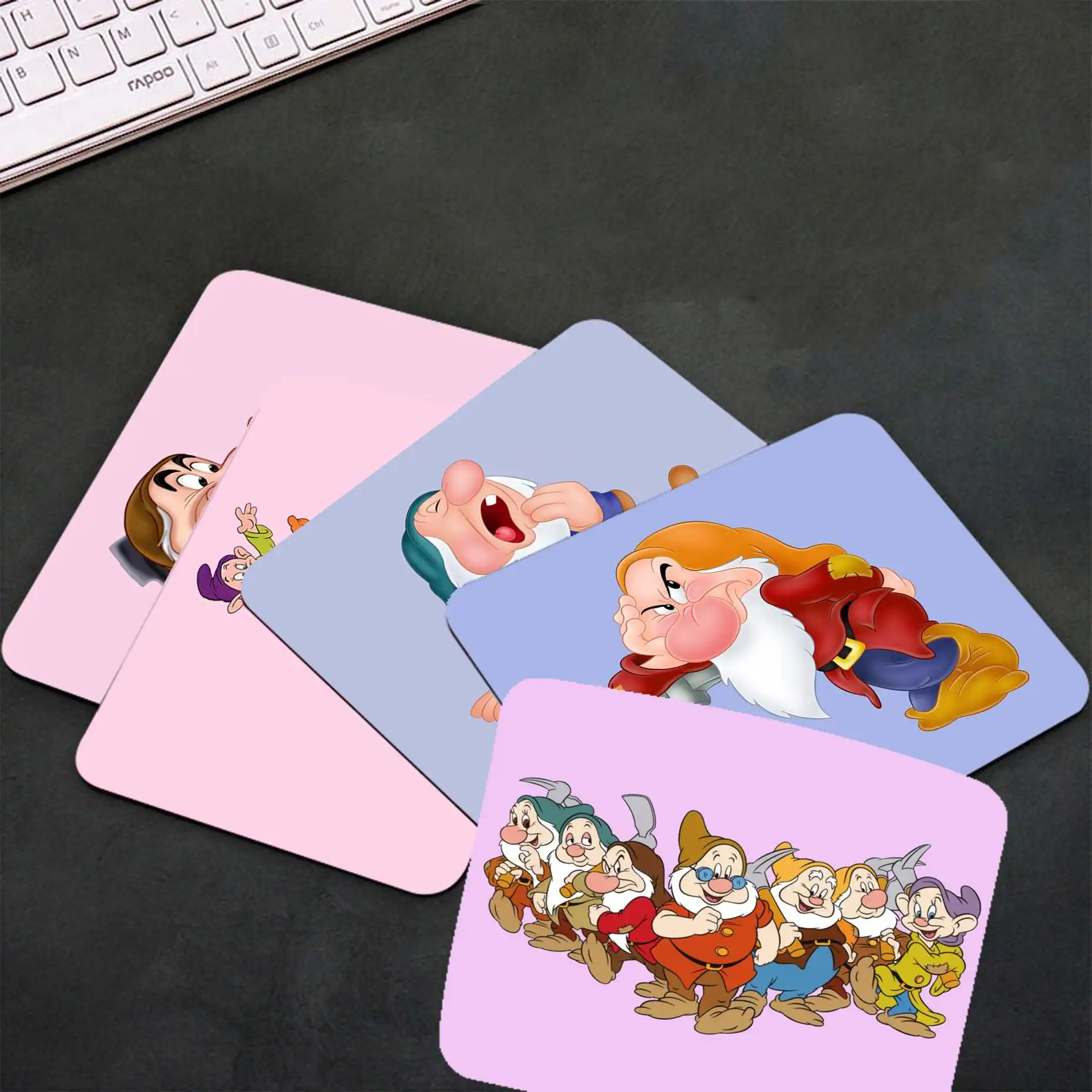 

Новый высокоскоростной резиновый коврик для мыши Disney the Seven Dwarfs