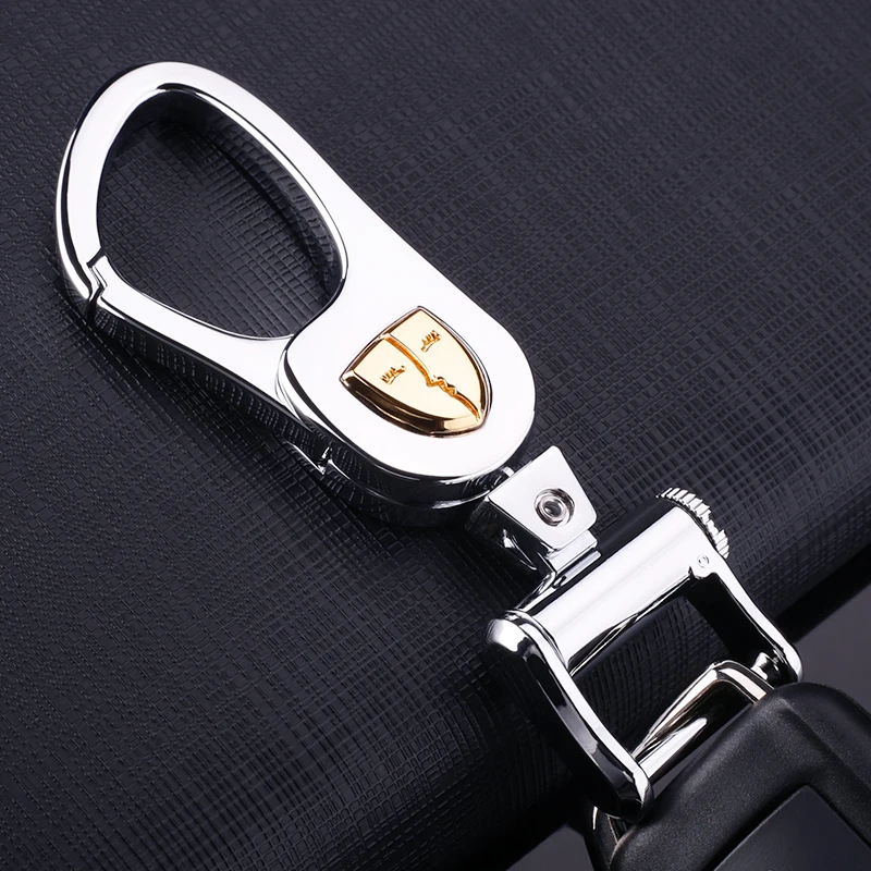 

high quality Car accessorie KeyChain Rotating Horseshoe Buckle Women Men Key Rings Holder gift FOR costly Bag Pendant simple