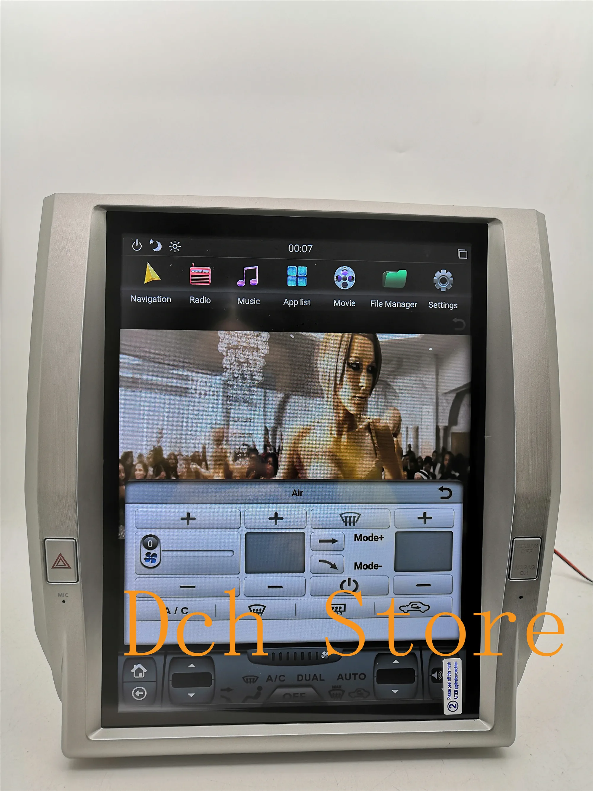 12,1 дюймов вертикальный tesla стиль Android 8,1 автомобильный dvd-плеер gps для toyota tundra 2011- навигация PX6 CARPLAY ips радио NAVI
