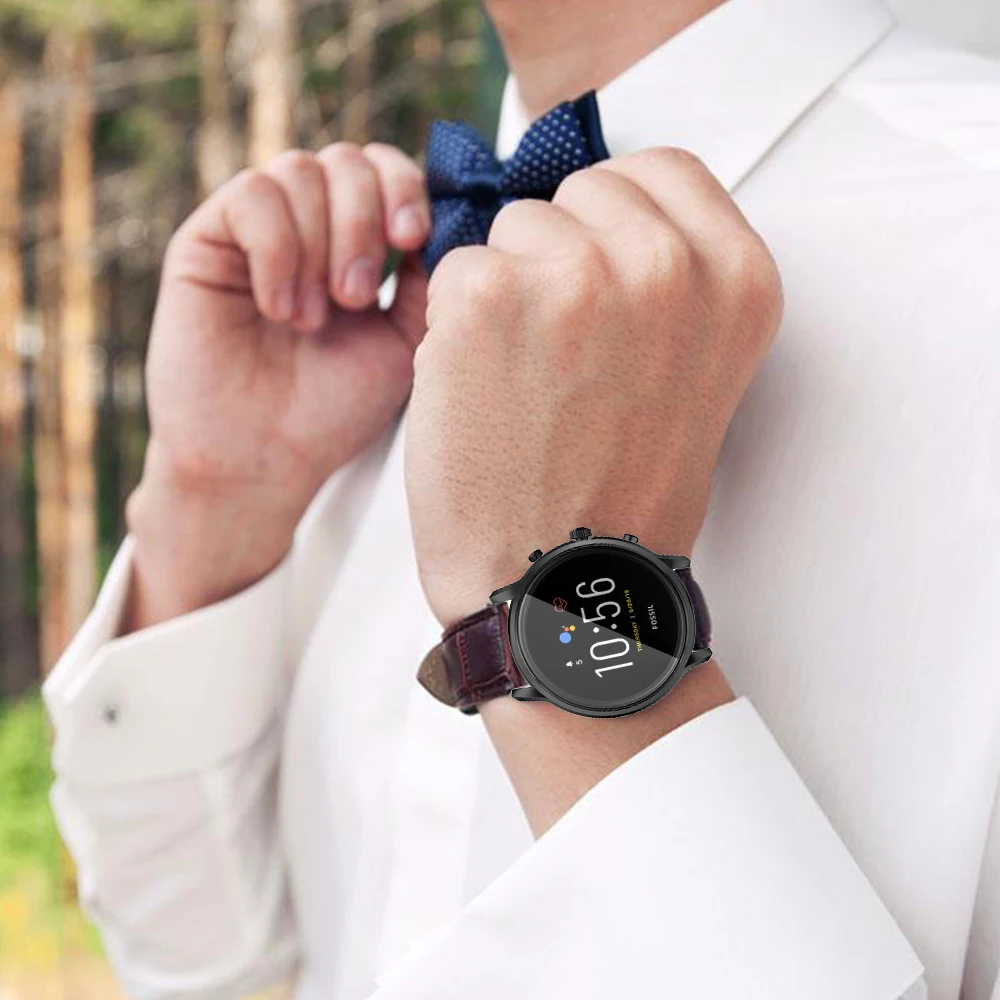 Силиконовый чехол для Fossil Gen 5 Carlyle Tpu Full Hd протектор часов Smartwatch | Наручные часы