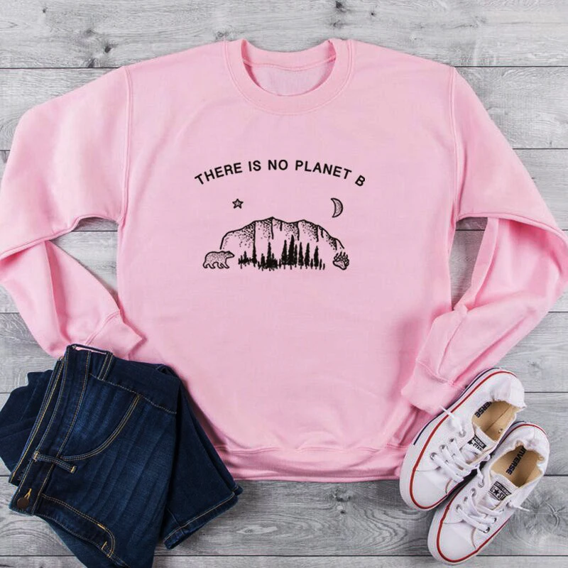 Нет планеты B Звезда Луна толстовка с рисунком модная защита толстовки земля