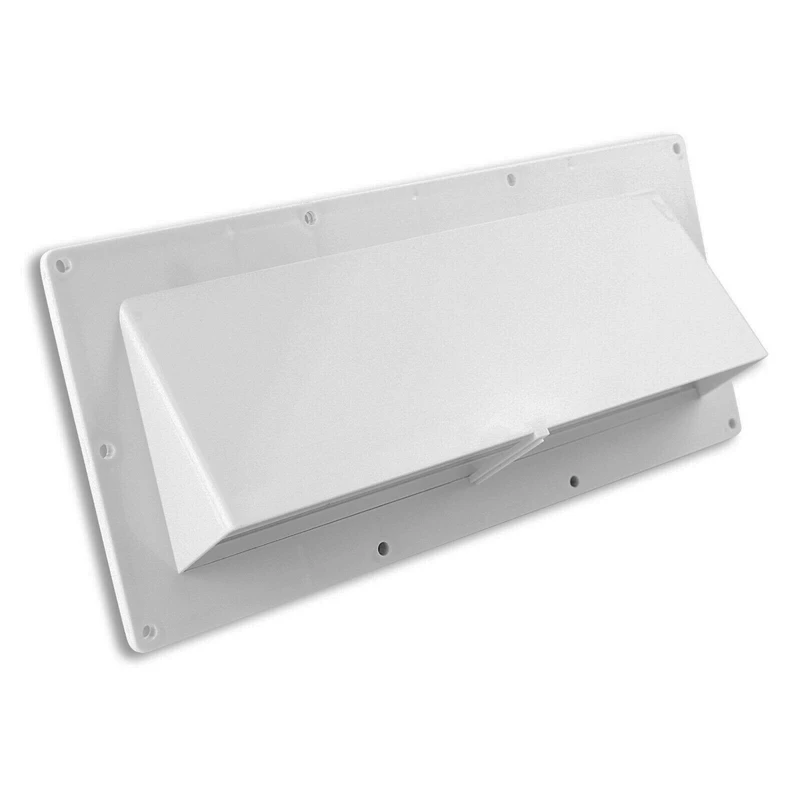 Наружный настенный вентиляционный клапан для Rv Range Hood Vent белый-с хлопушкой