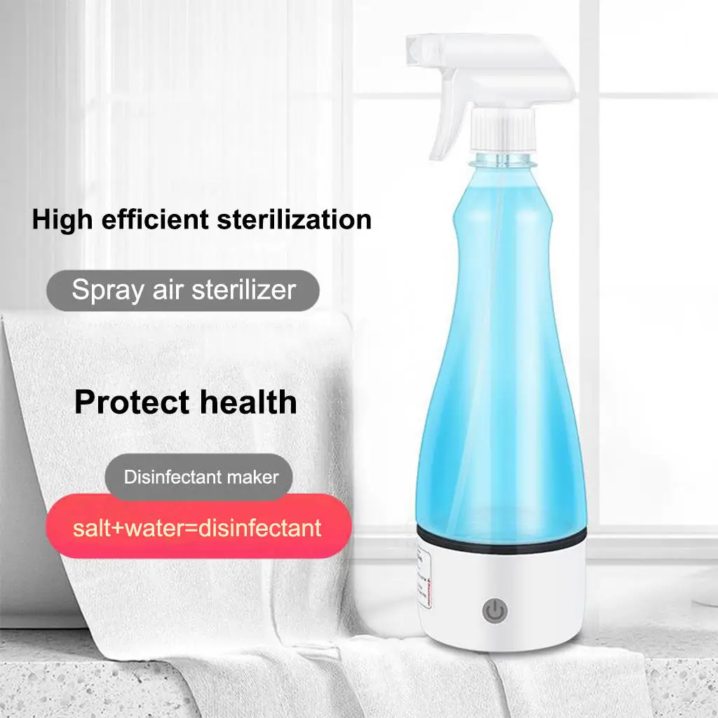 USB DIY Hypochlorite Bleach Making Machine Home Laundry Detergent Generator | Refillable Bottles