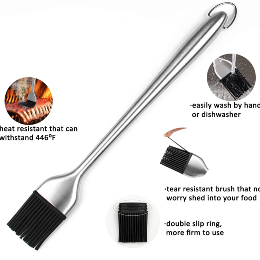 Силиконовая кисточка для смазывания барбекю масло гриля соус кисть