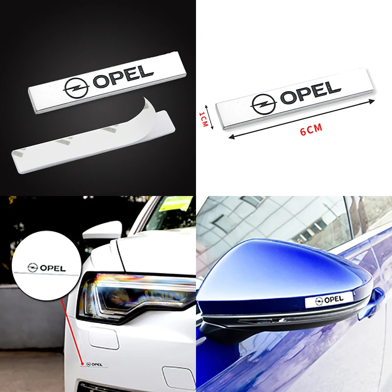 2 шт./компл. Серебряная новая Автомобильная наклейка с логотипом значок