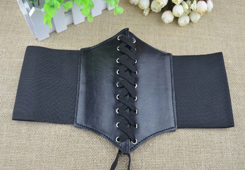 

Fashion Trend Women Body Shaper Buckle Wide Waistband Waist Belt Underbust Corset Belt New Accessories Body Building