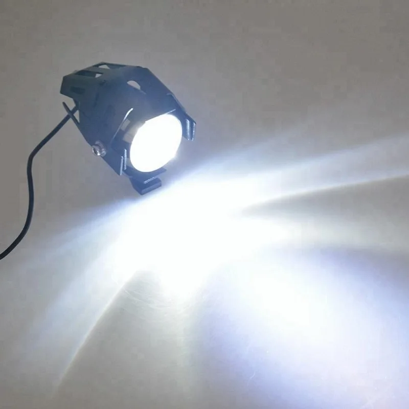 

Motorcycle Head Light Lamp U5 12V 3000LM + ON-OFF Switch Motorbike Driving Spotlight High Low Beam Flash Led Headlight