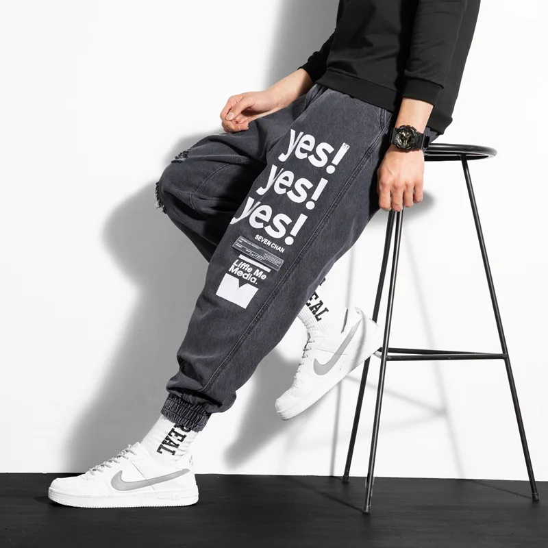 High quality Men's Cargo Pants Streetwear Joggers Men Trousers Harem Pants Casual Hip Hop Men Clothing Elastic Waist Men Pant