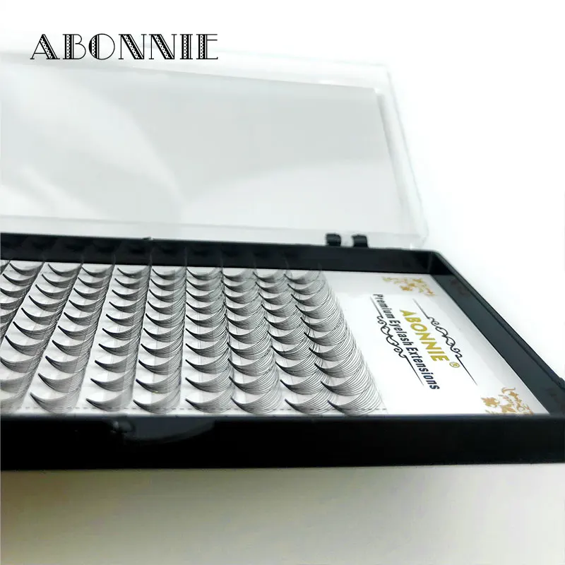 Накладные ресницы Abonnie 10D кулеры для объема русский объем искусственная норка |
