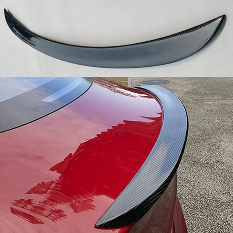 Спойлер для заднего крыла Tesla Model 3 2017 2020 спойлер багажника из углеродного волокна