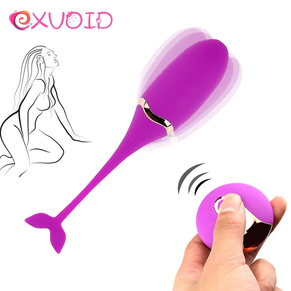 Вибратор яйцо EXVOID массажер для точки G Стимулятор клитора с дистанционным