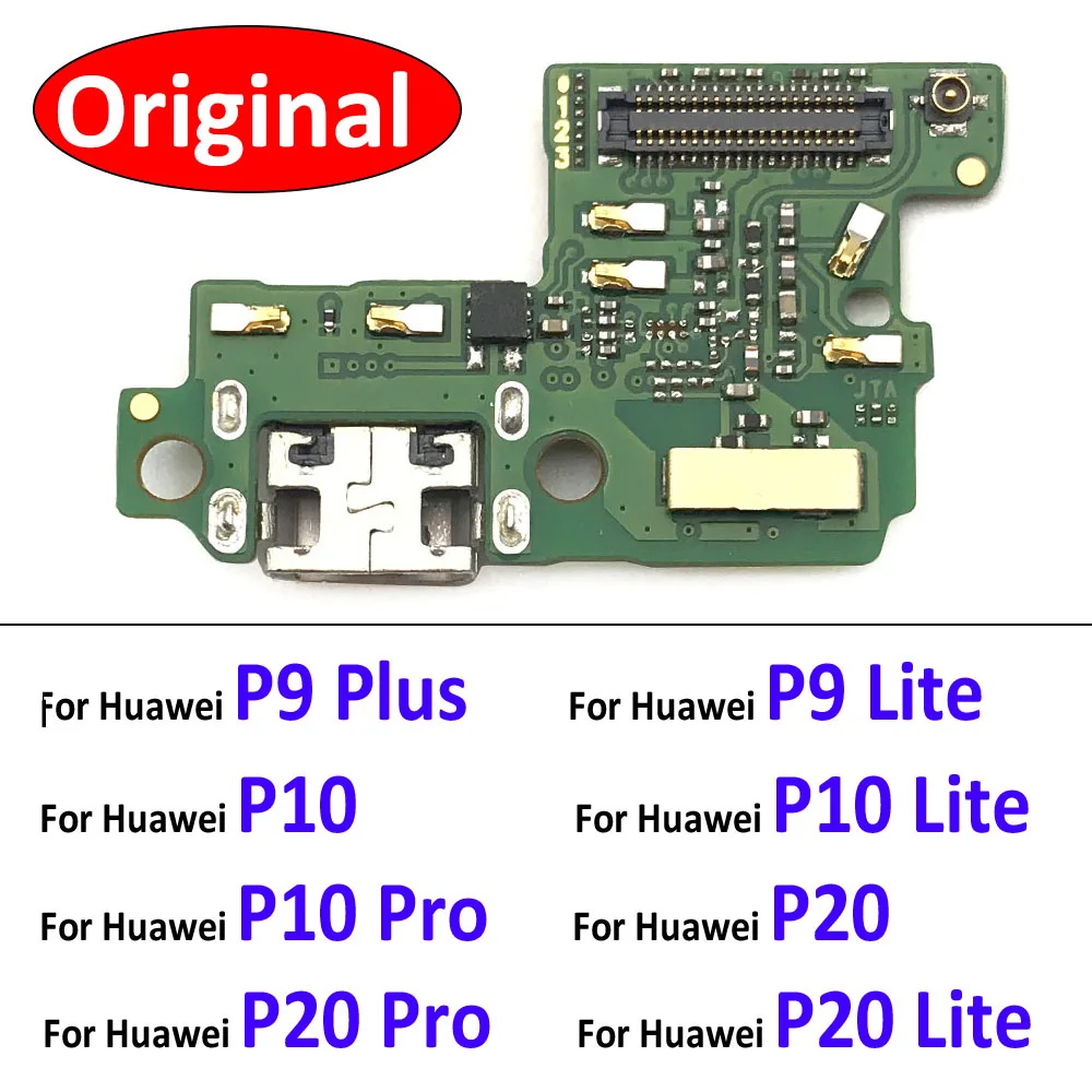 Original para Huawei P9 P10 P20 Lite Plus Pro, puerto de carga...