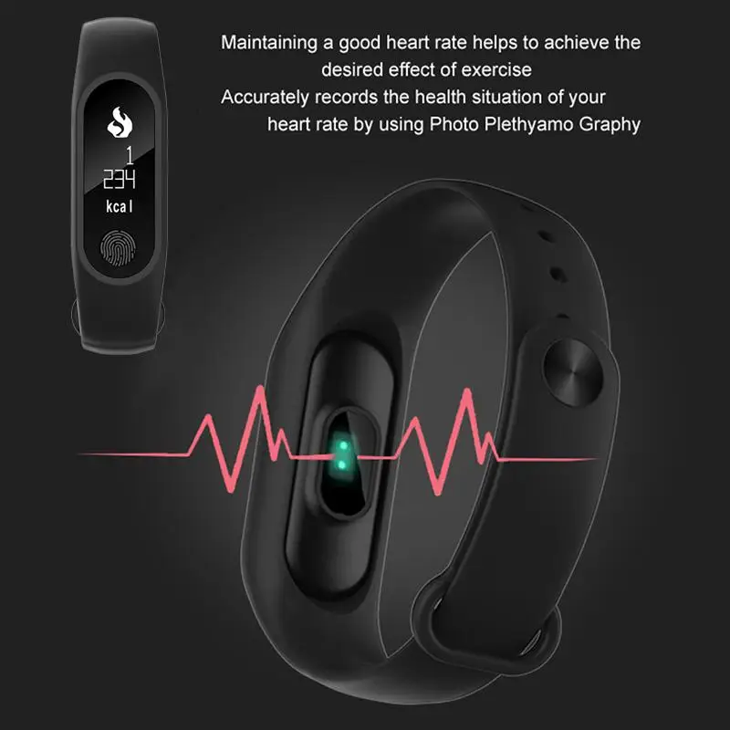 Умный Браслет Kuulee пульсометр артериальное давление Водонепроницаемый умный