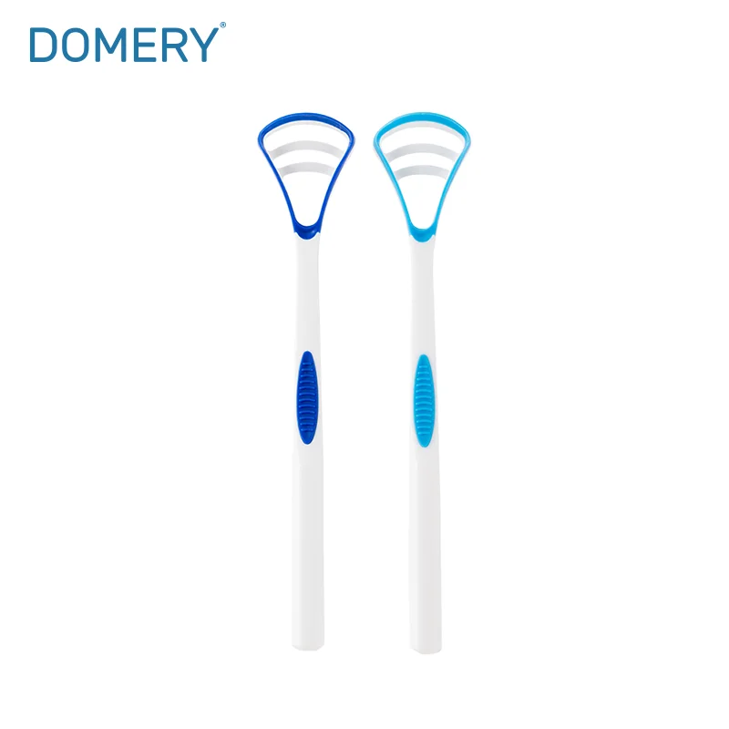 Двойной пластиковый скребок для языка горячая распродажа |