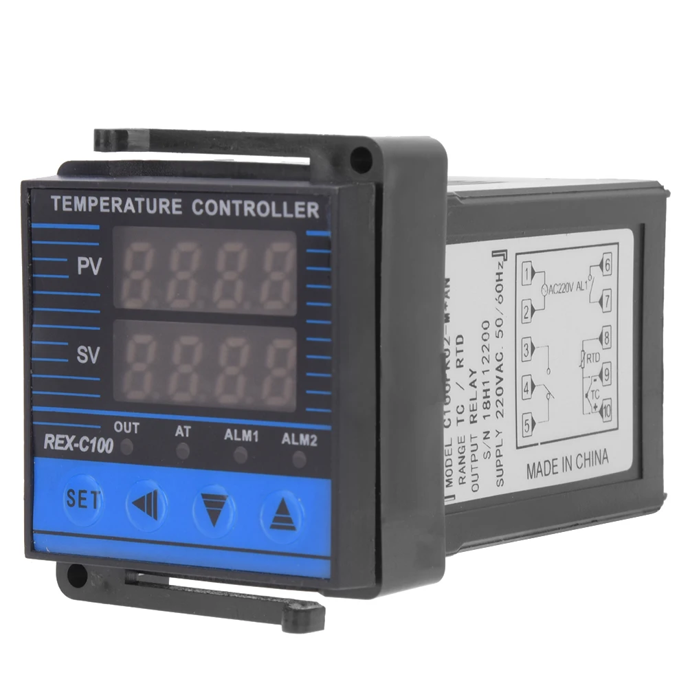 REX C100 цифровой Температура контроллер интеллигентая (ый) Высокая