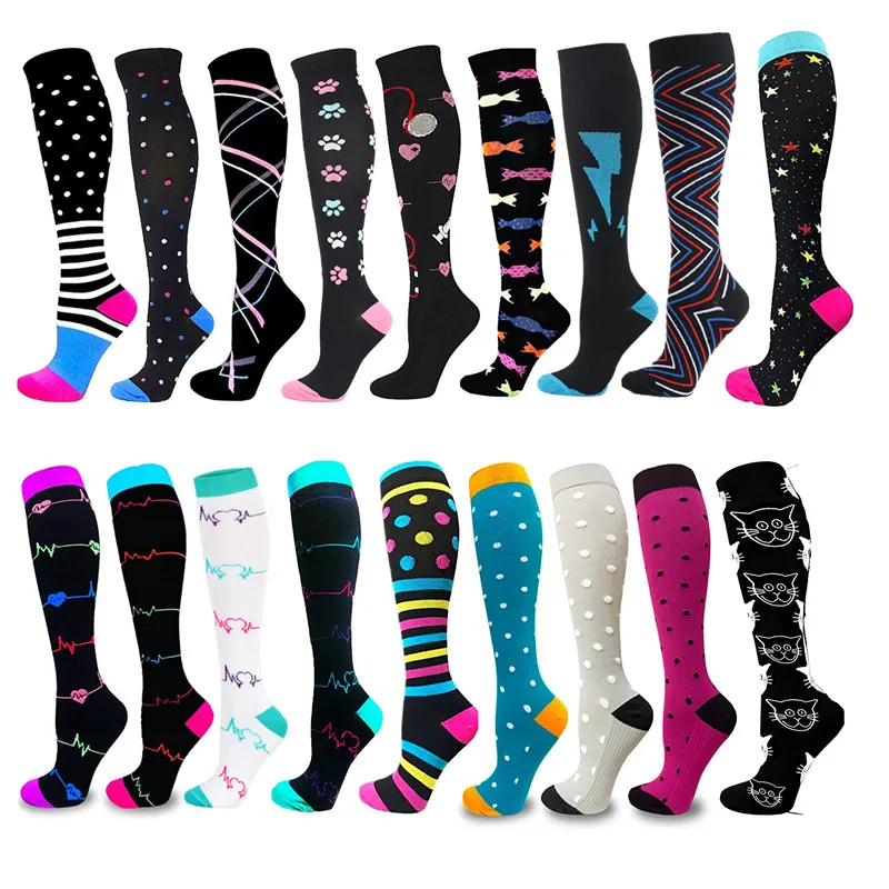 

Compression Socks 30 Mmhg For Women Men Best Graduated For Athletic, Edema, Diabetic,Flight,Shin Splints,Varicose Veins Nursing