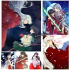Набор для вышивки крестиком, картина из аниме Inuyasha с квадратными стразами 5D сделай сам, украшение для дома, детский подарок