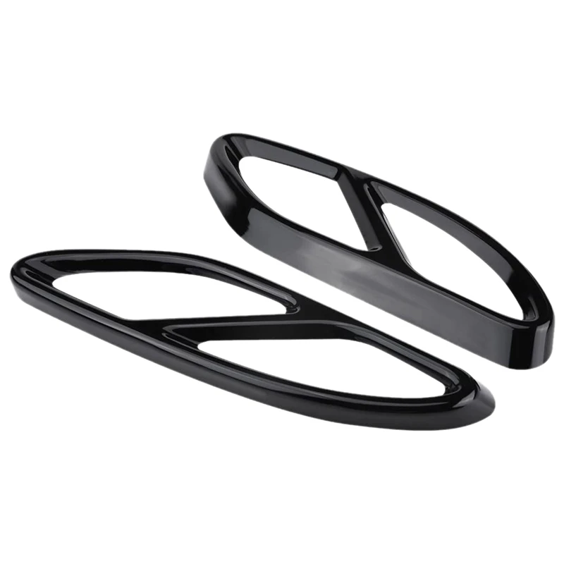 

Steel Pipe Throat Exhaust Outputs Tail Frame Trim Cover for Mercedes-Benz W213 W205 Coupe W246 W216 GLC GLE GLS CLA