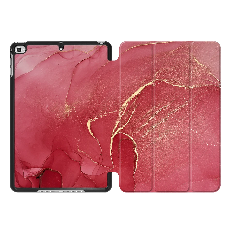MTT из искусственной кожи чехол для iPad Mini 5 7,9 дюймов мраморная Текстура Магнитная откидная подставка умный чехол для iPad mini 4 7,9''