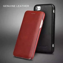 LANGSIDI Luxury magnetic Flip book case For Iphone 12 pro max 13 11 Pro xr x 7plus xs max Genuine leather 360 full protect cover