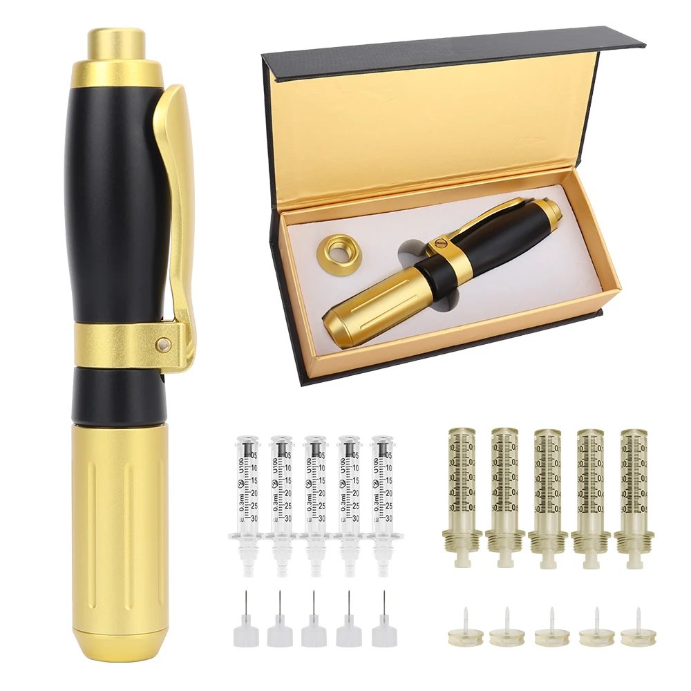 Ручка 2 в 1 с гиалуроновой кислотой металлический прибор высокой плотности для