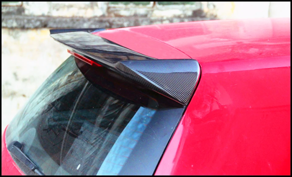 Для VW Golf 6 GTI 2009-2013 года OSIR Стиль углеродного волокна задний спойлер на крыше для губ CF Стайлинг MK6 R20 спойлер крыло подходит только для GTI& R20