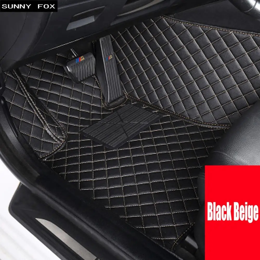SUNNY FOX автомобильные коврики для hyundai акцент Верна Solaris Tucson ix35 Santa Fe чехол ног