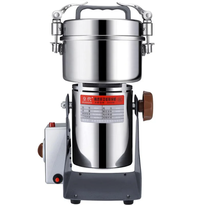 

Powder Machine 800g Spice Grinder Electric Grain Grinder Swing Cereals Coffee Food Crusher