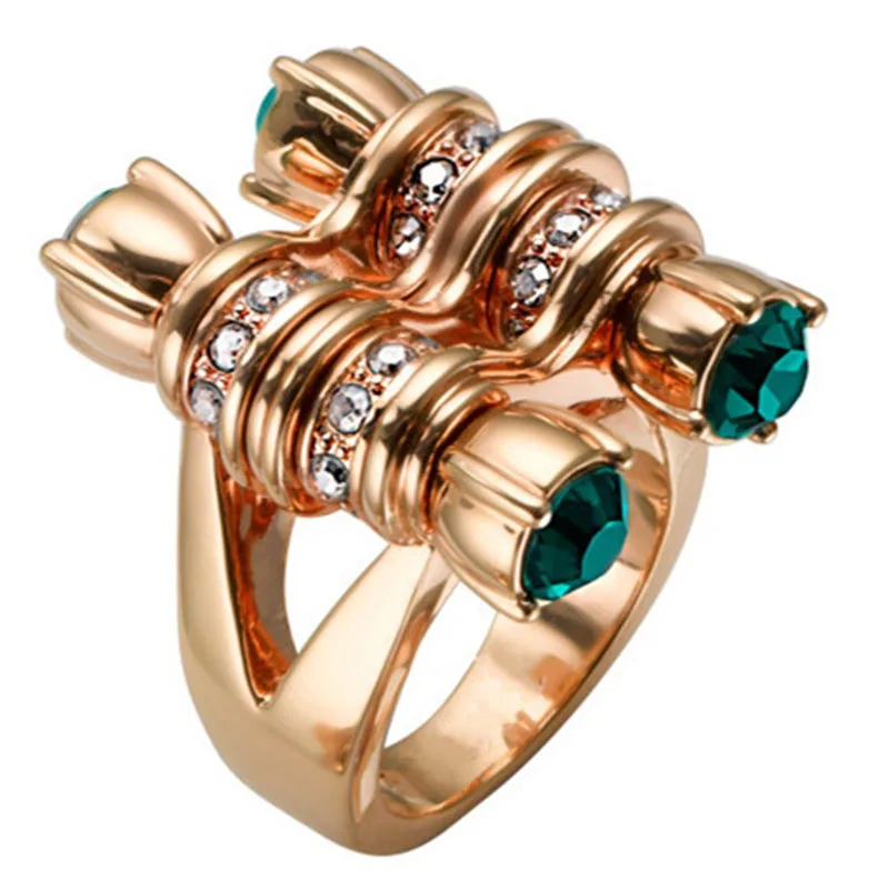 Новый Дизайн обручальные кольца с зеленым камнем по месяцу рождения женское