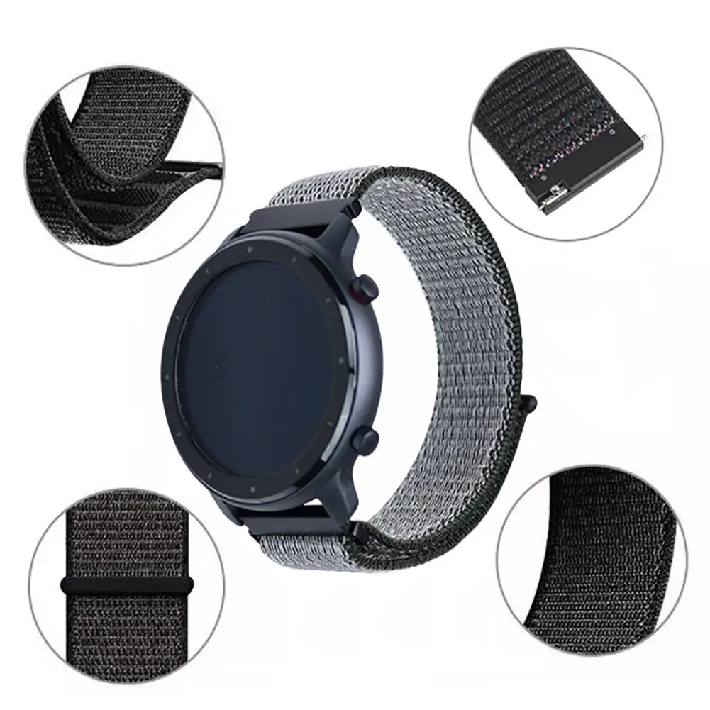 Нейлоновый сменный ремешок для часов Ремешок Huami AMAZFIT GTR 47 мм/42 мм легкий Xiaomi