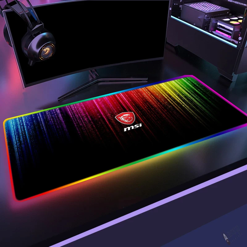 

Red Dragon Mouse Gamer Accessories Msi Table Mat RGB Desk Pad Gaming Keyboard for Compass PC Gamer Cabinet Varmilo Mousepad Mice