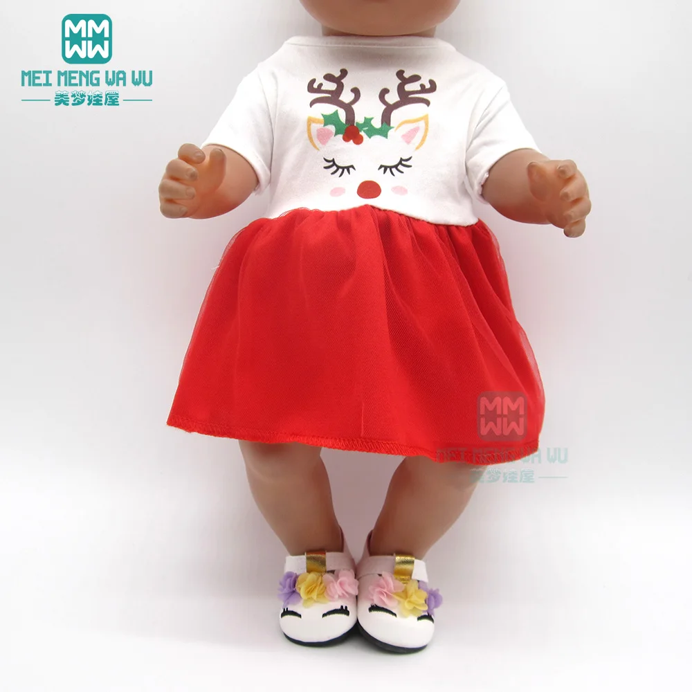 Одежда для куклы подходит игрушек 43 см аксессуары кукол новорожденных платье