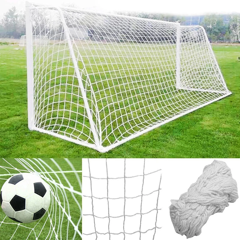 

Soccer Ball Goal Net 3.6x1.8M Football Nets Polypropylene Mesh for Gates Training Post Nets Full Size Nets only