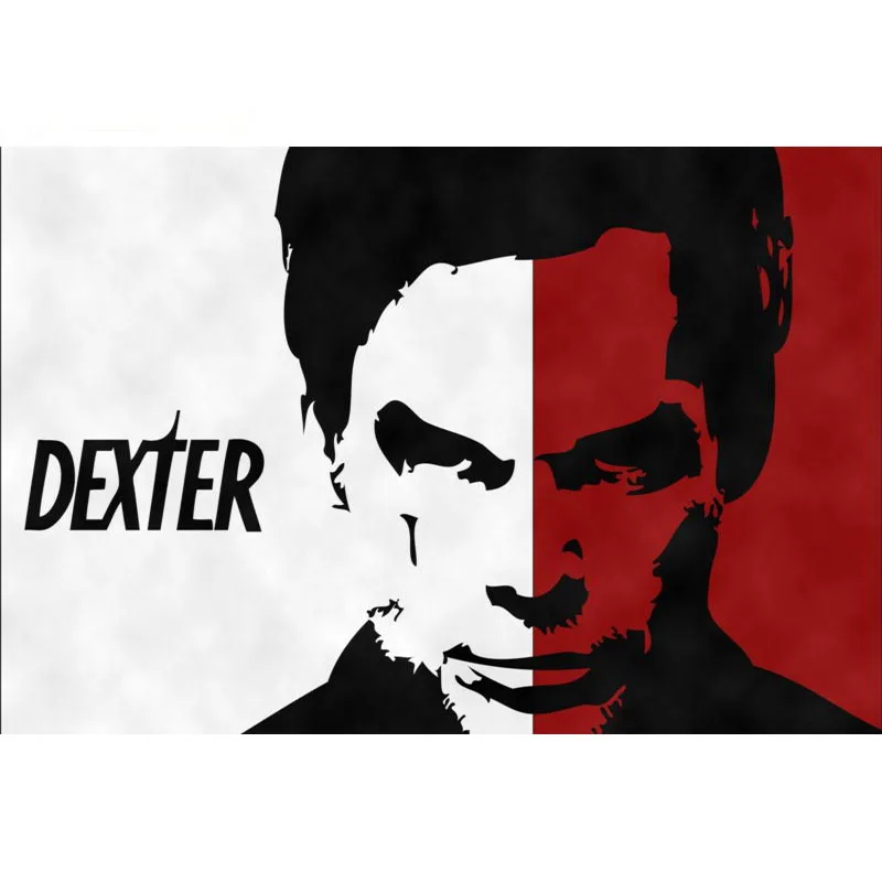 P0567 dexter signerad холст постер shepard fairey для детей подарок 40x50 см | Дом и сад